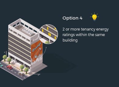 Option 4: Two or more tenancy energy ratings within the same building