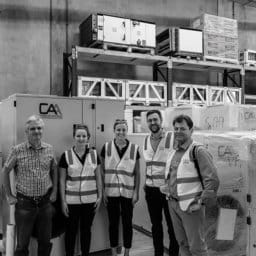 The HFM Asset Management team visited the Comm Air Factory in Perth