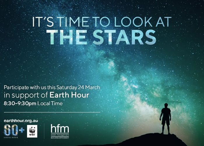 Its time to look at the stars for earth hour 2018