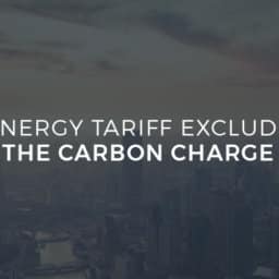 Synergy Tariff Excludes the Carbon Charge